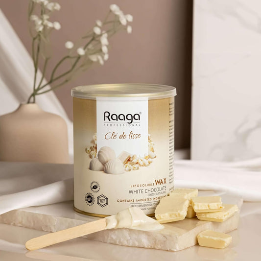 Raaga White Chocolate Wax 800ml for smooth professional hair removal