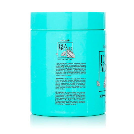 Unikveda Diamond Massage Cream, diamond massage cream, vitamin e enriched cream, skin nourishment, professional massage