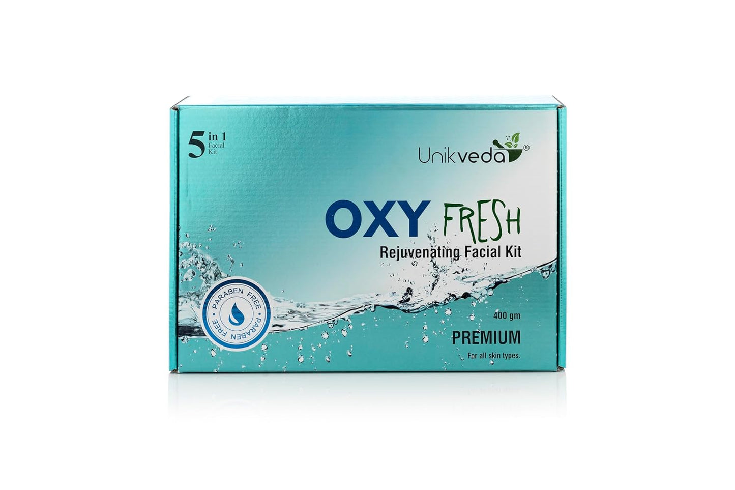 Unikveda Oxy Fresh Facial Kit, skin revitalising facial care, professional salon facial, fresh glow