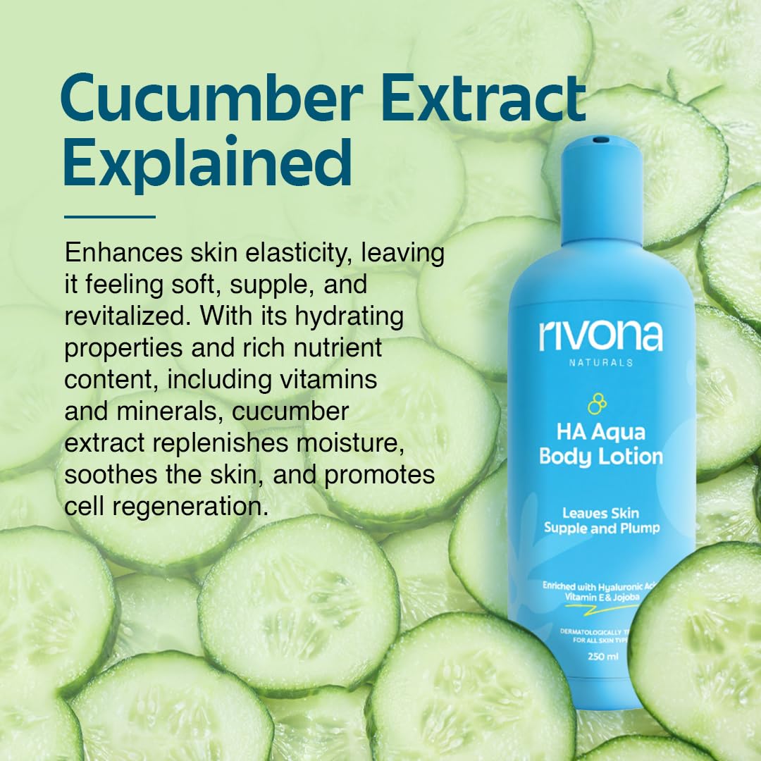 Rivona HA Nourishing Body Lotion, hyaluronic acid hydration, deep moisturising lotion, soft skin care, daily body care