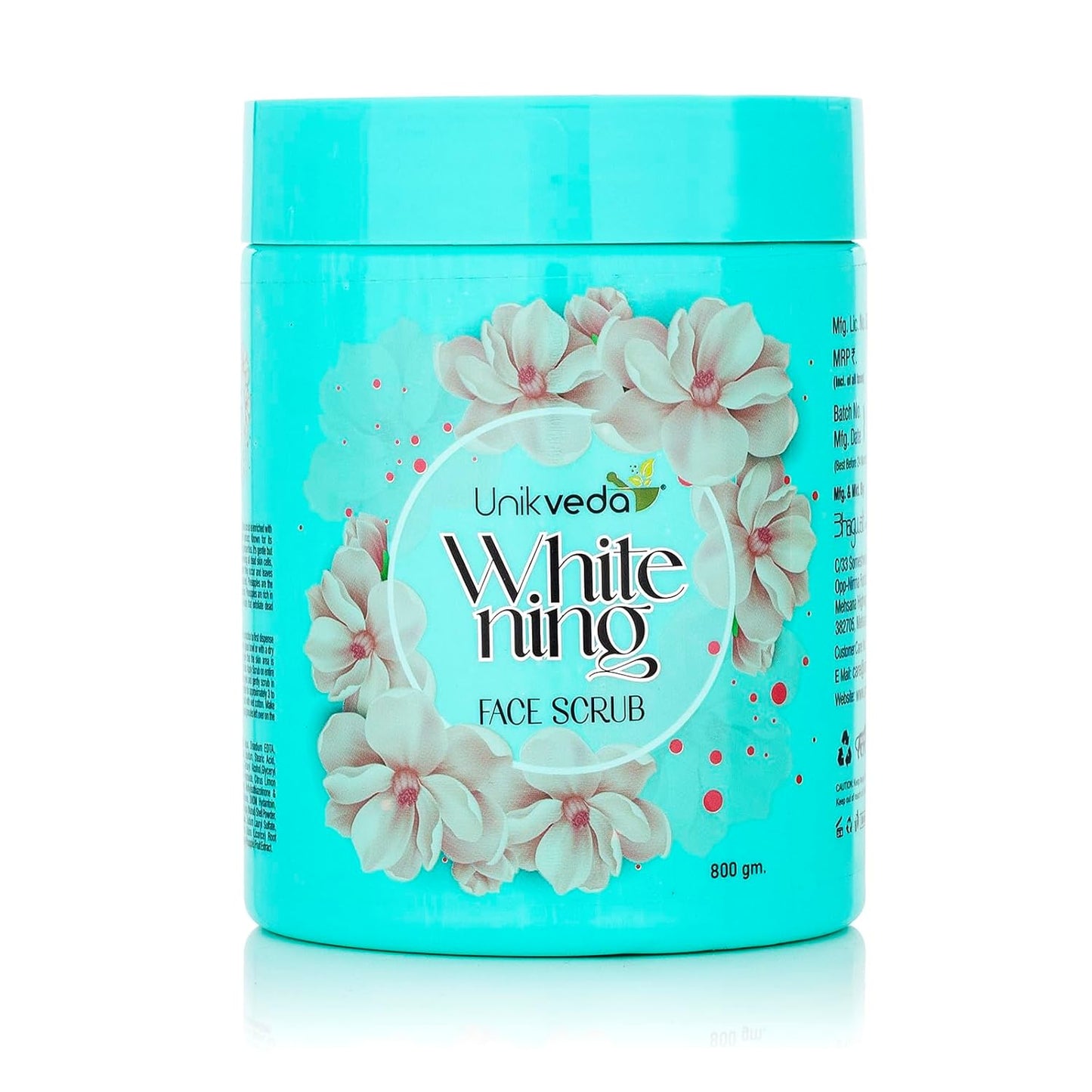 Unikveda Whitening Face Scrub, gentle exfoliation scrub, brightening face care, clear skin treatment, professional scrub