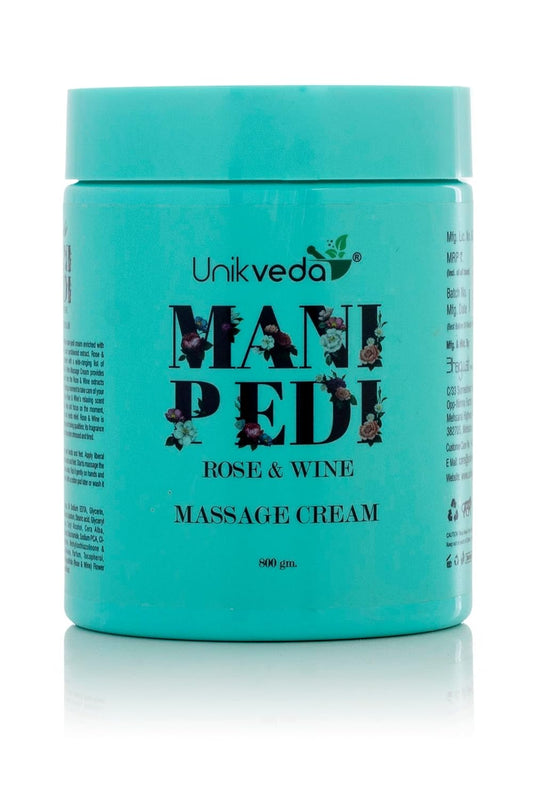 Unikveda Rosewine Mani Pedi Cream, rose moisturising cream, soft skin care, spa manicure