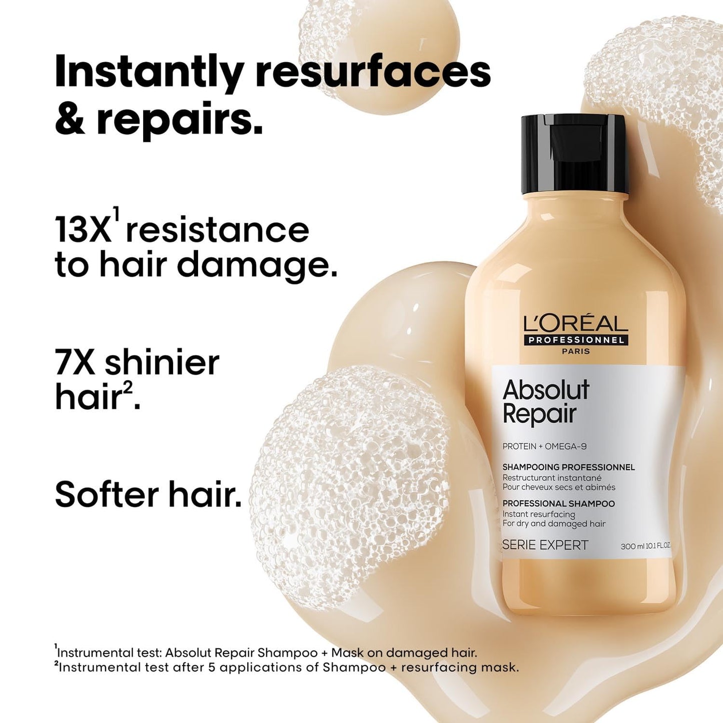 L’Oréal Professionnel Absolut Repair Shampoo 300ml for damaged hair care
