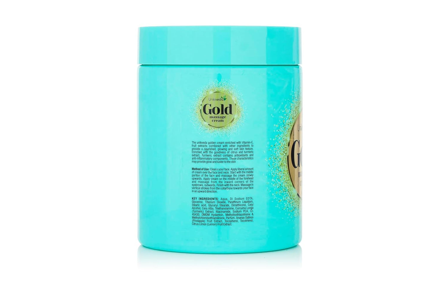 Unikveda Gold Massage Face Cream, gold massage cream, vitamin e enriched cream, moisturising skin care