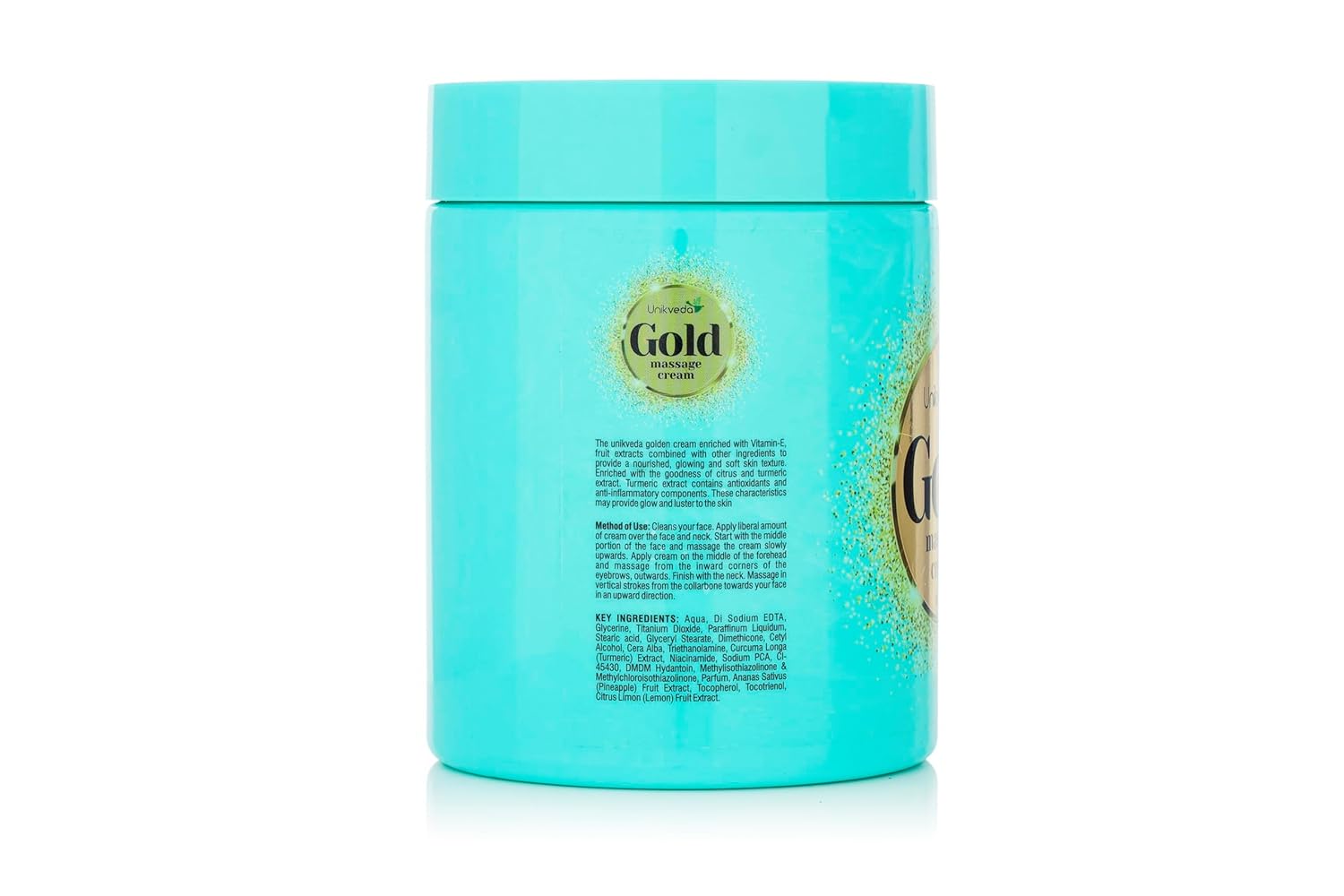 Unikveda Gold Massage Face Cream, gold massage cream, vitamin e enriched cream, moisturising skin care