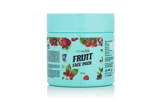 Unikveda Fruit Face Pack, fruit extract face pack, smooth skin care