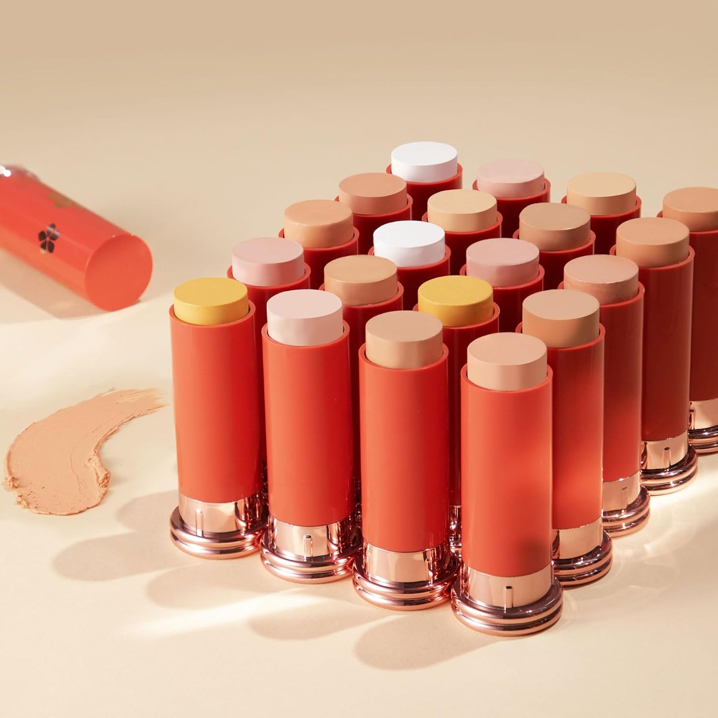 Olivia Skinsync Makeup Stick, smooth coverage makeup, spf 25 stick, daily makeup care