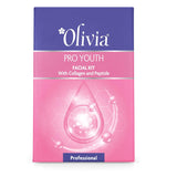 Olivia Pro Youth Facial Kit, collagen peptide facial care, firm look skin treatment, professional salon facial