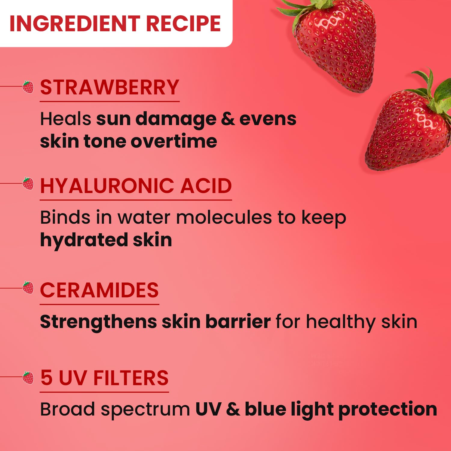 Dot & Key Strawberry Dew Sunscreen Stick, easy sun protection care