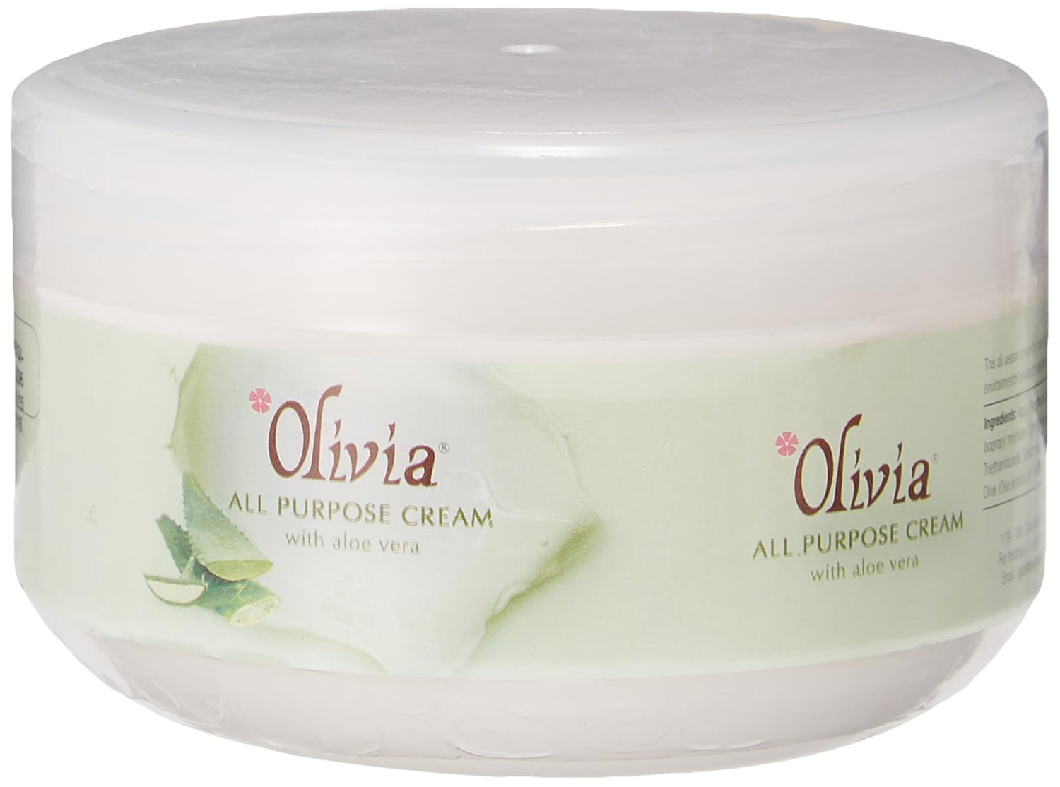 Olivia All Purpose Cream, deep moisturising skin care, aloe enriched cream, professional use