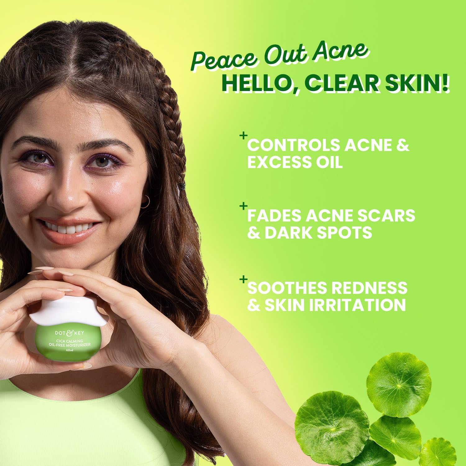 Dot & Key Cica Oil Free Moisturizer, calming hydration skincare