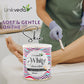 Unikveda White Chocolate Wax, hydrosoluble hair removal wax, smooth skin waxing, salon wax, gentle wax