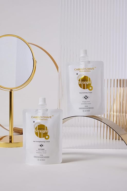 Cabelo Chave Straightening Cream For Smooth & Frizz-Free Hair 125ml