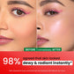 Dot & Key Strawberry Dew Strobe Cream, instant glow hydration, radiant pearl pink finish, glow makeup