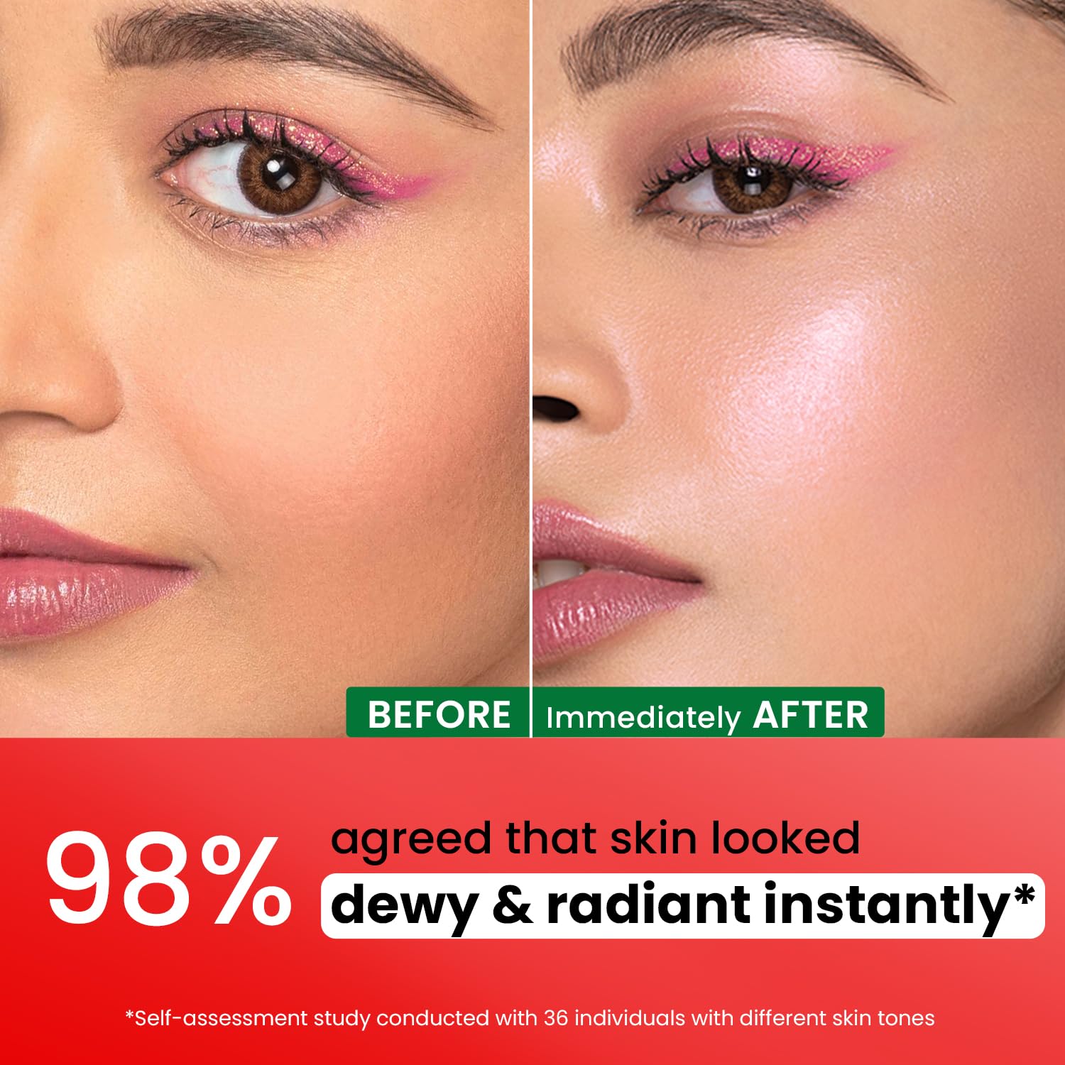 Dot & Key Strawberry Dew Strobe Cream, instant glow hydration, radiant pearl pink finish, glow makeup