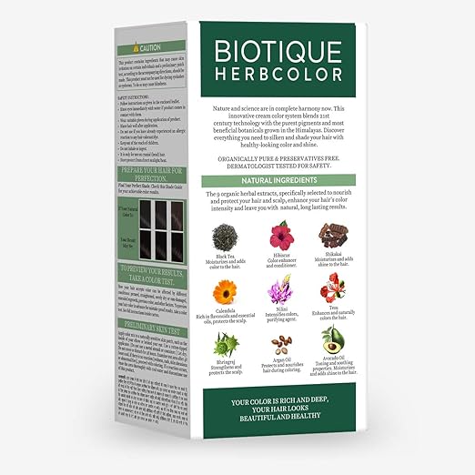 Biotique Herbcolor 4N Brown 50g + 110ml
