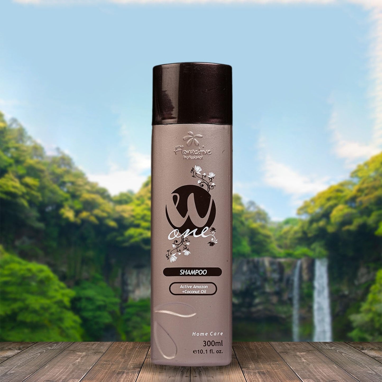 Floractive W One Shampoo (300 ml), a professional keratin care cleanser.