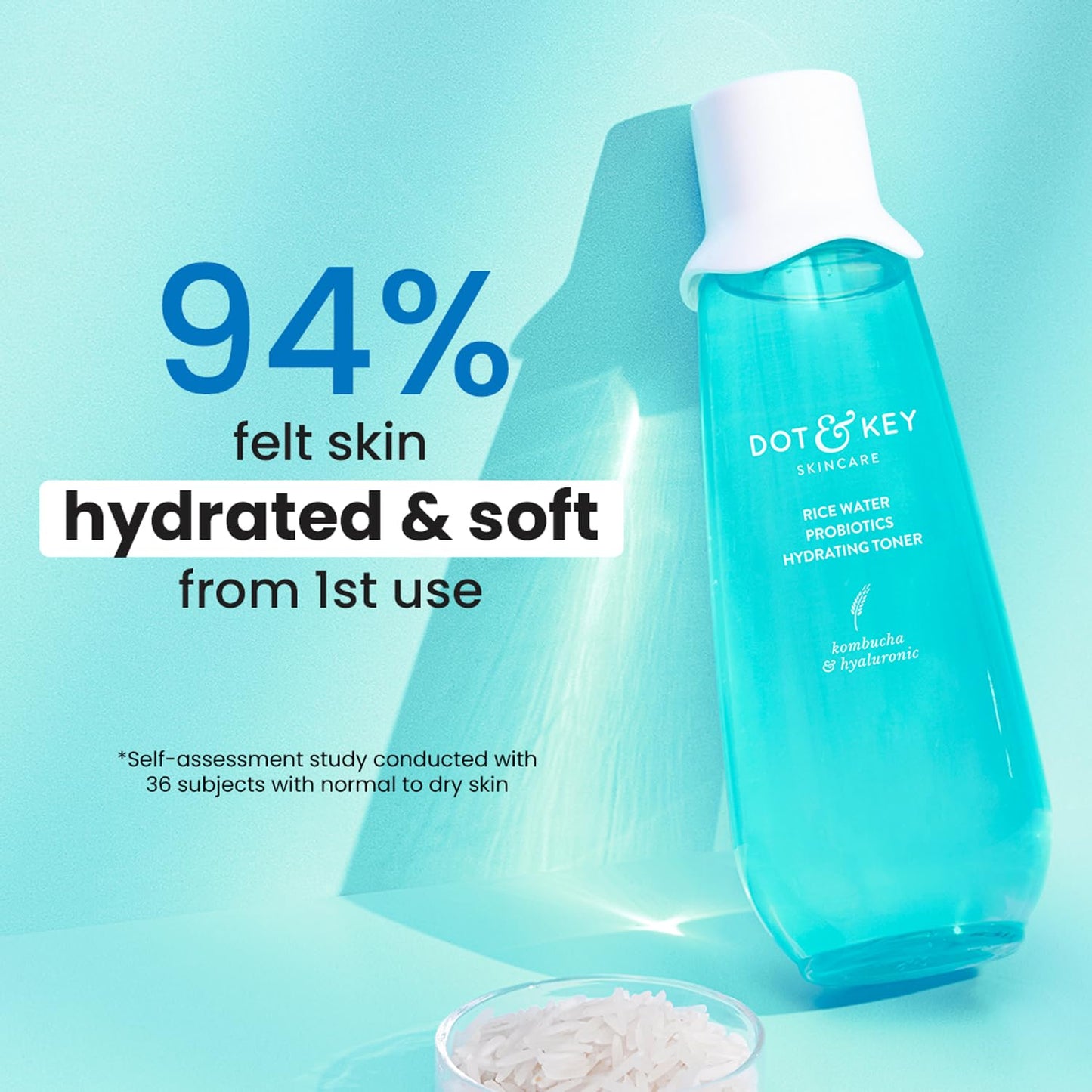 Dot & Key Blueberry Barrier Repair Toner, hydrating skincare toner, barrier strengthening care, gentle face toner