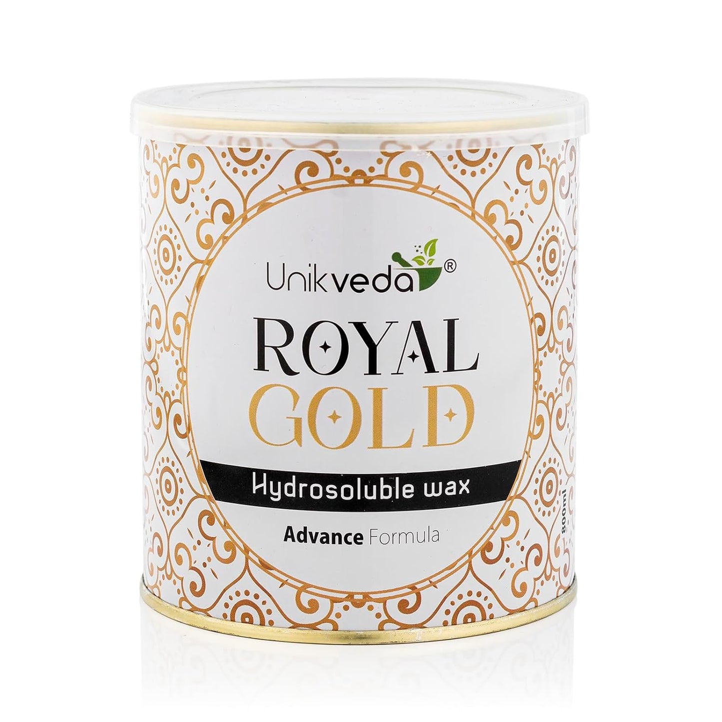 Unikveda Royal Gold Wax, gold infused hair removal wax, premium waxing care, salon wax, smooth skin