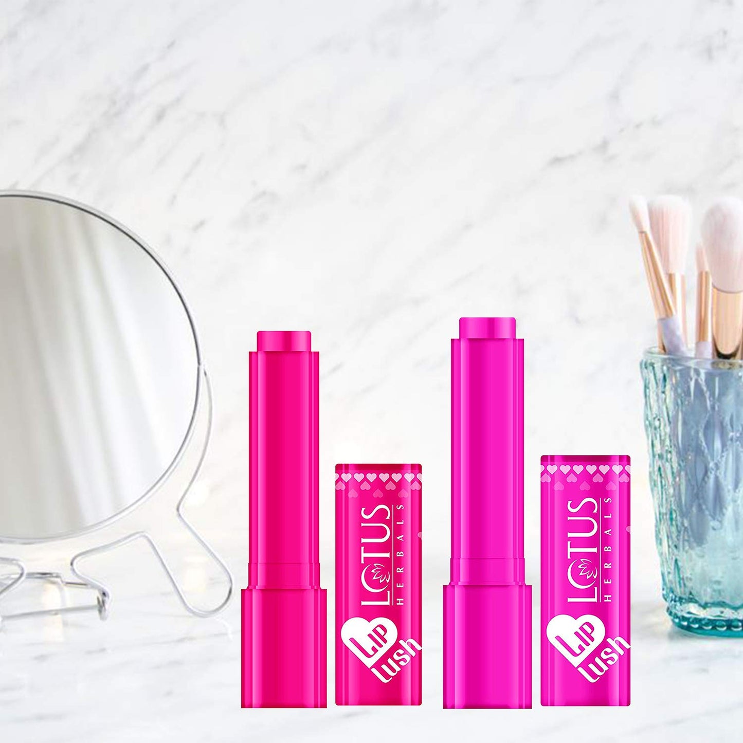 Lotus Herbals Lip Lush Tinted Lip Balm, lip balm, Rosy Rose Blush tint