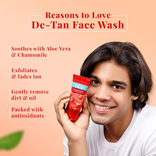 Olivia De Tan Face Wash, tomato enriched cleanser, tan care face wash, fresh skin feel, daily cleansing