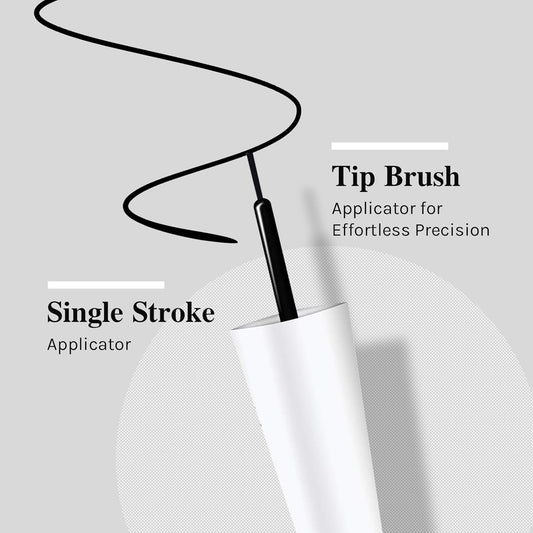 Lotus Make-Up Colorkick Insta-Shine Eye Liner, liquid eyeliner, Intense Black