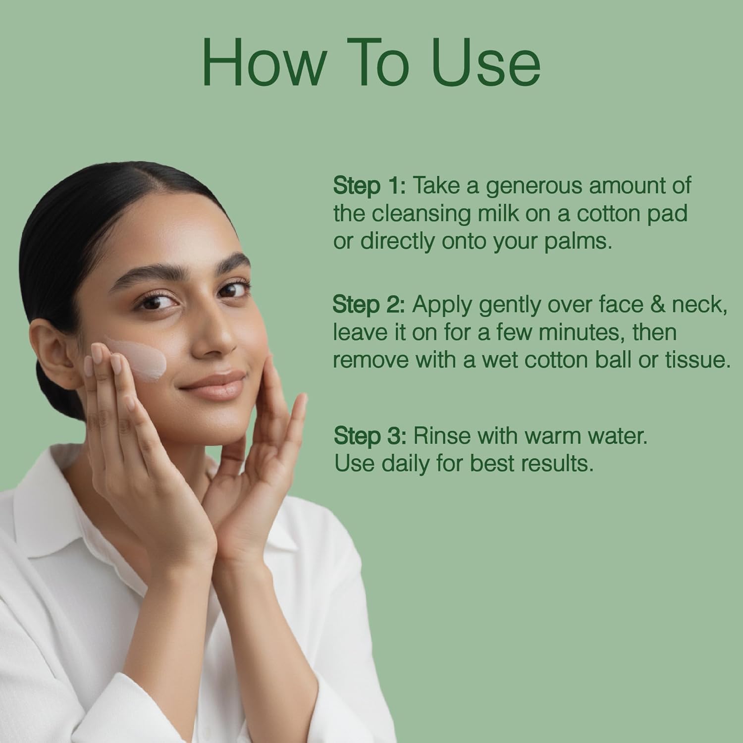Olivia Aloe Vera Cleansing Milk, gentle face cleansing, hydrating skincare, makeup remover