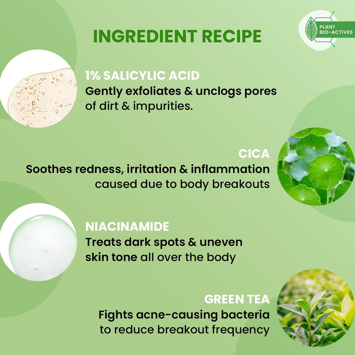 Dot & Key Cica Salicylic Shower Gel, body acne care cleanser