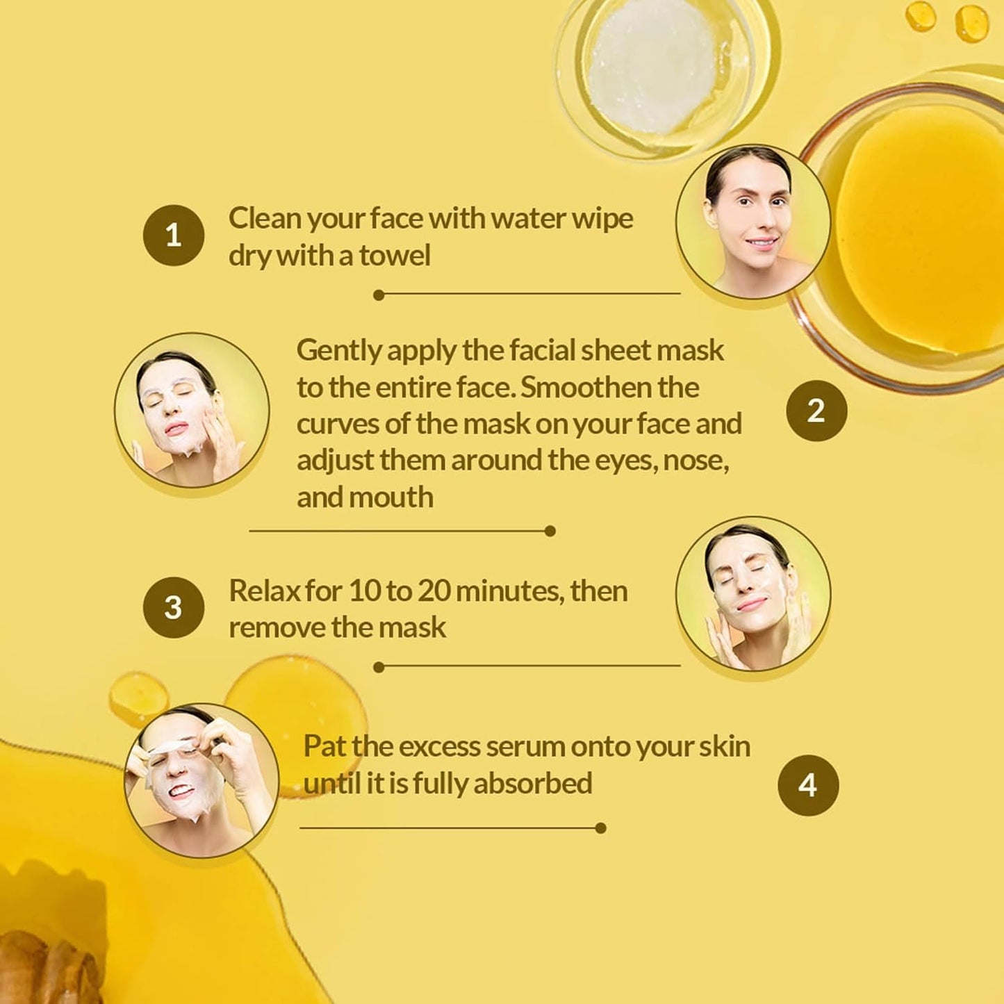 Olivia Green Tea Sheet Mask, purifying facial mask, fresh skin care, antibacterial mask