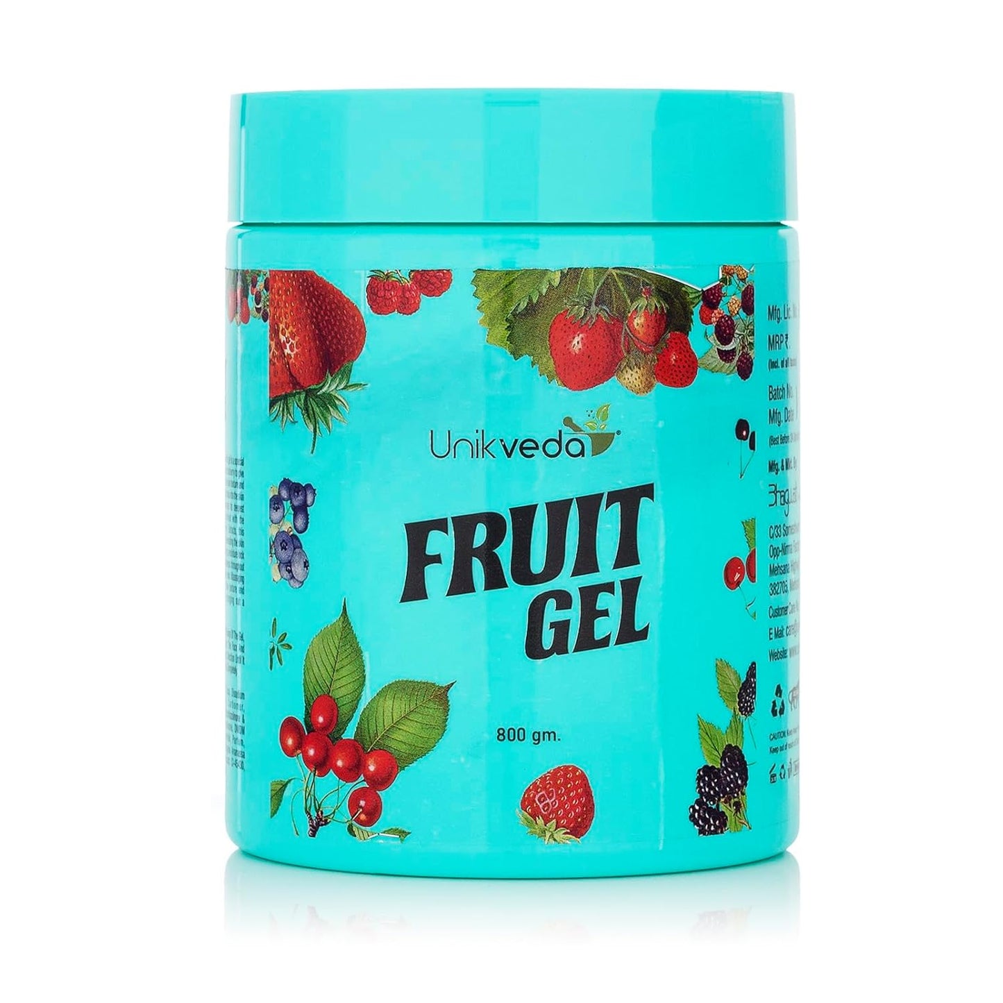 Unikveda Fruit Massage Gel, strawberry massage gel, hydrating gel, fresh glow skin care, professional massage
