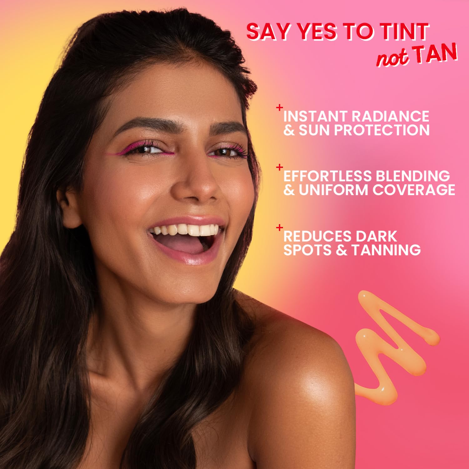 Dot & Key Strawberry Dew Tinted Sunscreen, beige shade glow sun care