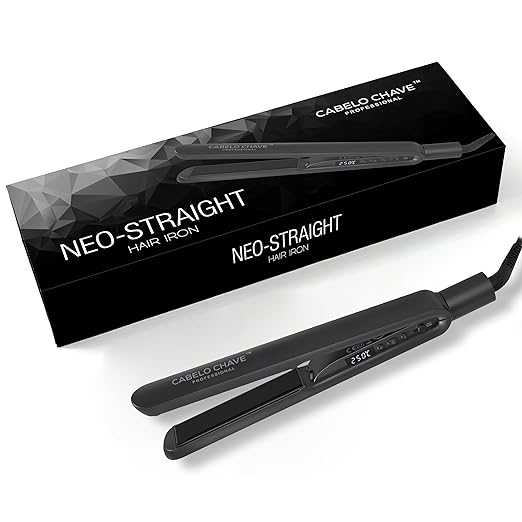 Cabelo Chave Neo-Straight Hair Straightening Iron l Hair Straightener For Sleek, Smooth & Shiny Hair