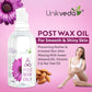 Unikveda Post Waxing Oil, soothing after wax oil, moisturising skin care, salon waxing aftercare, smooth skin