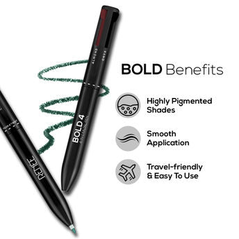 Renee Bold 4 4-In-1 Kajal|0.4 gms|MRP 599