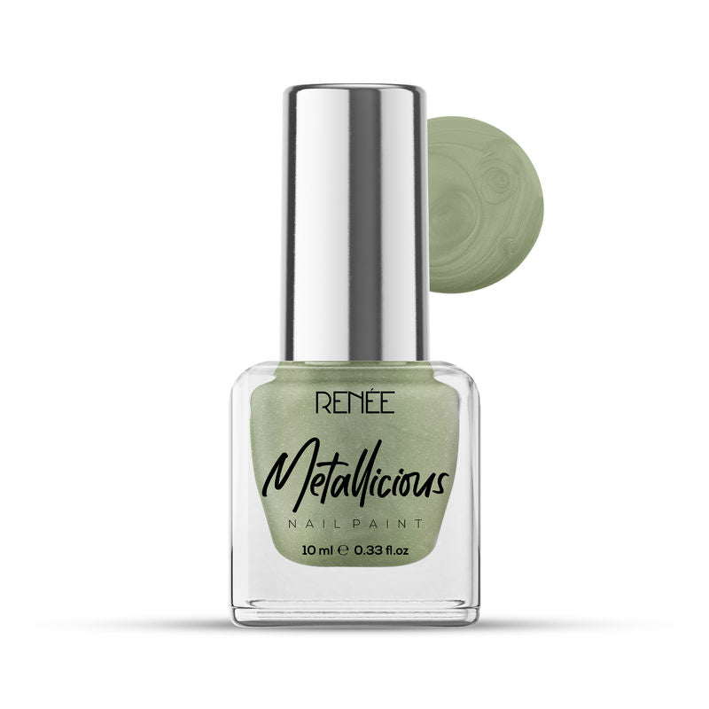 Renee Metallicious Nail Paint - Forest Flash|10 ml|MRP 149