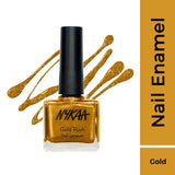 Nykaa Gold Rush Nail Lacquer - Gold Mine 113|9 ml|MRP 249