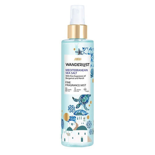 Nykaa Wanderlust Mediterranean Sea Salt Fine Fragrance Mist |200 ml|MRP 599