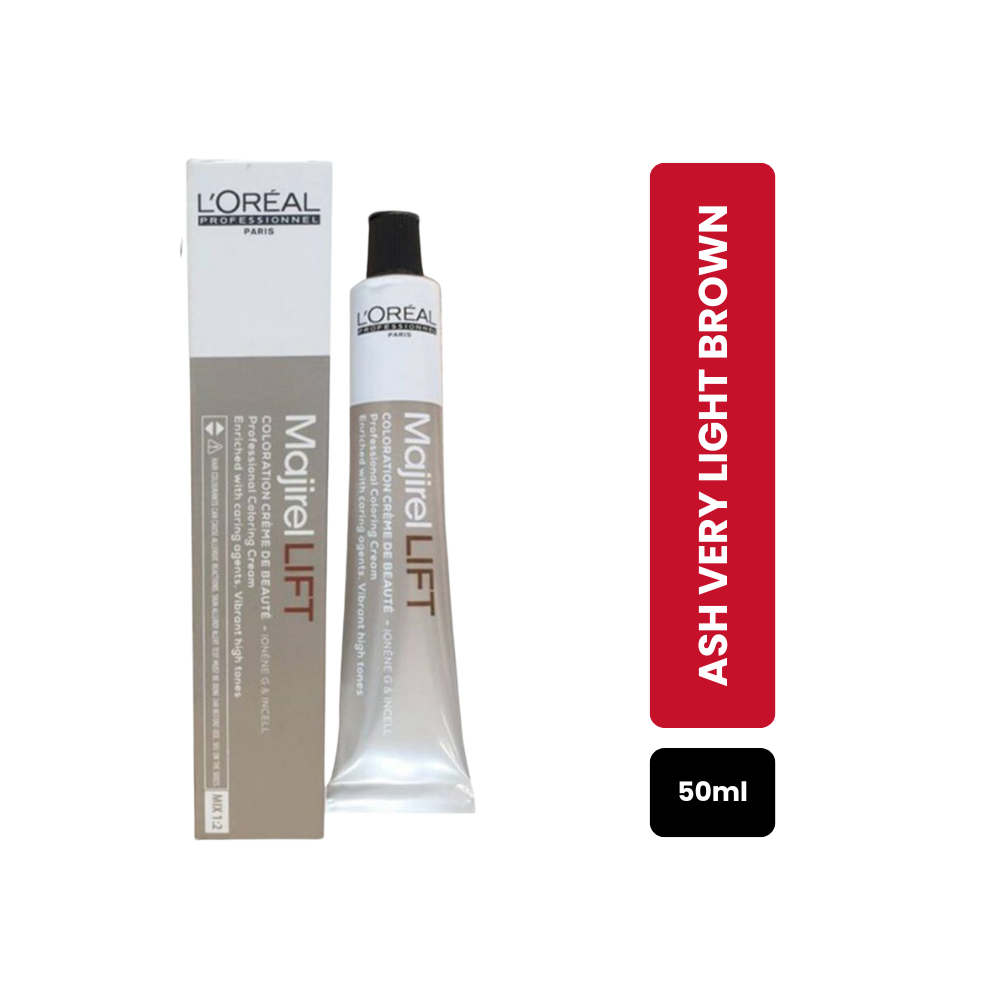 L'Oreal Professionnel Paris Majirel Hair Color 12.1(Ash Very Light Brown)|49.5 gms|MRP 455