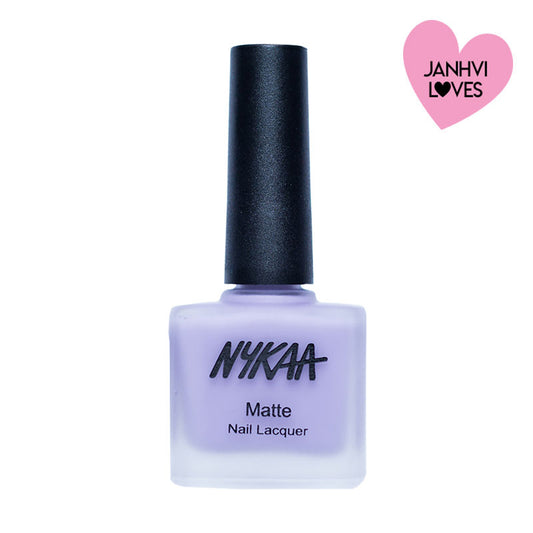 Nykaa Matte Nail Enamel Polish - Lavender Panna Cotta 15|9 ml|MRP 229