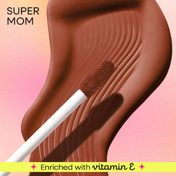 Nykaa All Day Matte Long Lasting Transferproof Liquid Lipstick - Super Mom|2.1 ml|MRP 425