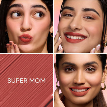 Nykaa All Day Matte Long Lasting Transferproof Liquid Lipstick - Super Mom|2.1 ml|MRP 425