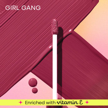 Nykaa All Day Matte Long Lasting Transferproof Liquid Lipstick - Girl Gang|2.1 ml|MRP 425