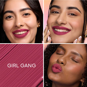 Nykaa All Day Matte Long Lasting Transferproof Liquid Lipstick - Girl Gang|2.1 ml|MRP 425