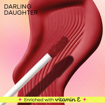 Nykaa All Day Matte Long Lasting Transferproof Liquid Lipstick - Darling Daughter|2.1 ml|MRP 425