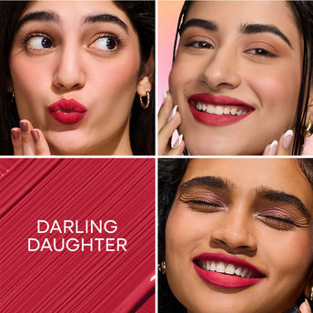 Nykaa All Day Matte Long Lasting Transferproof Liquid Lipstick - Darling Daughter|2.1 ml|MRP 425