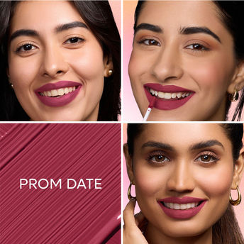 Nykaa All Day Matte Long Lasting Transferproof Liquid Lipstick - Prom Date|2.1 ml|MRP 425