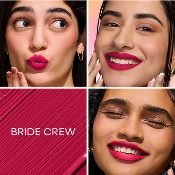 Nykaa All Day Matte Long Lasting Transferproof Liquid Lipstick - Bride Crew|2.1 ml|MRP 425