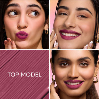 Nykaa All Day Matte Long Lasting Transferproof Liquid Lipstick - Top Model|2.1 ml|MRP 425