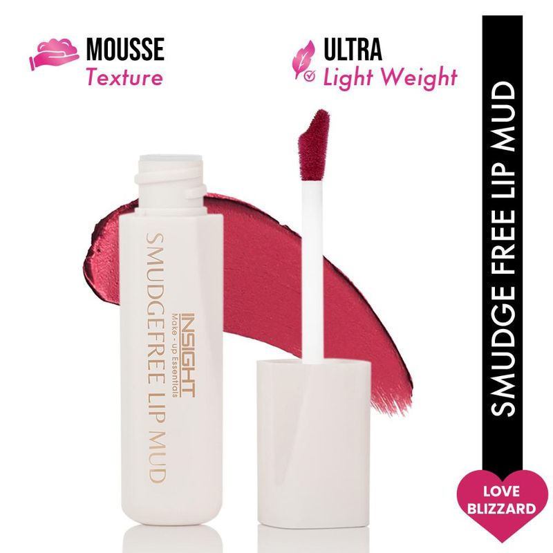 Insight Smudge-Free Lip Mud � 08 Love Blizzard|3.5 gms|MRP 200