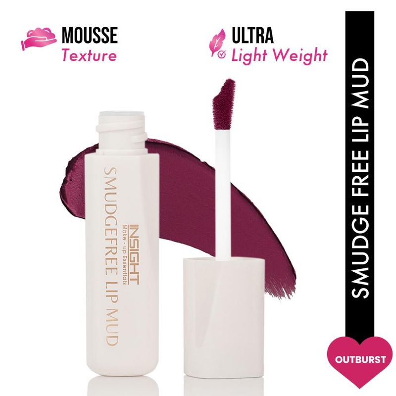 Insight Smudge?Free Lip Mud � 15 Outburst|3.5 gms|MRP 200